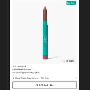 Thrive Causemetics Brilliant Brightener Eyeshadow Stick - Muna